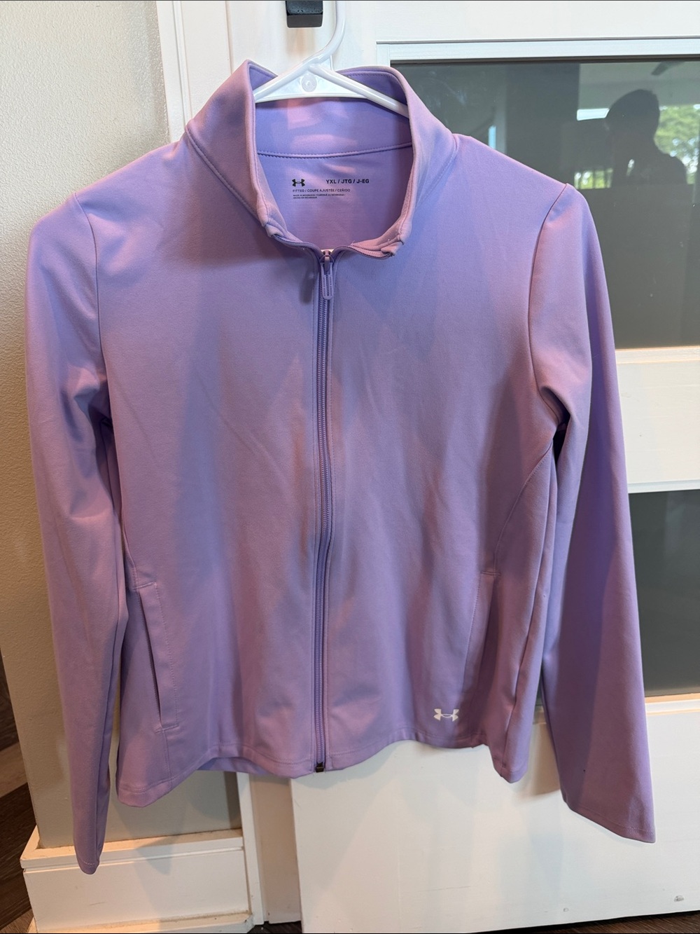 Under Armour Purple Zip-Up Active Jacket with Pockets